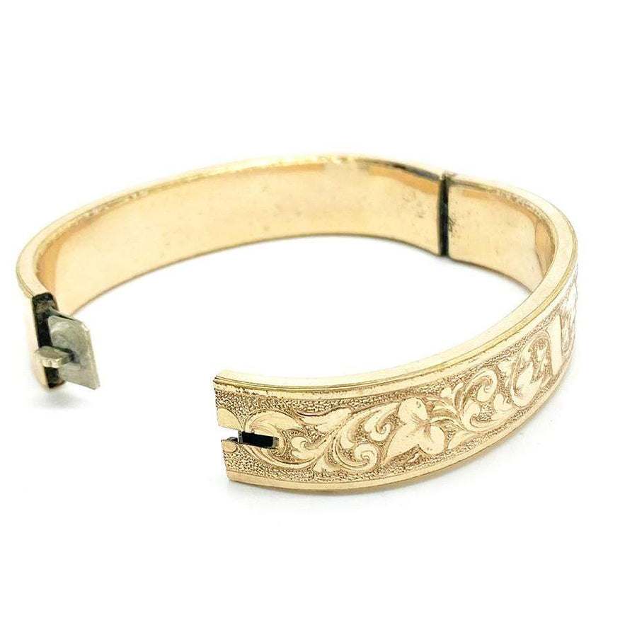 1960s Bracelet Vintage 1960s 9ct Rolled Gold Bangle Bracelet