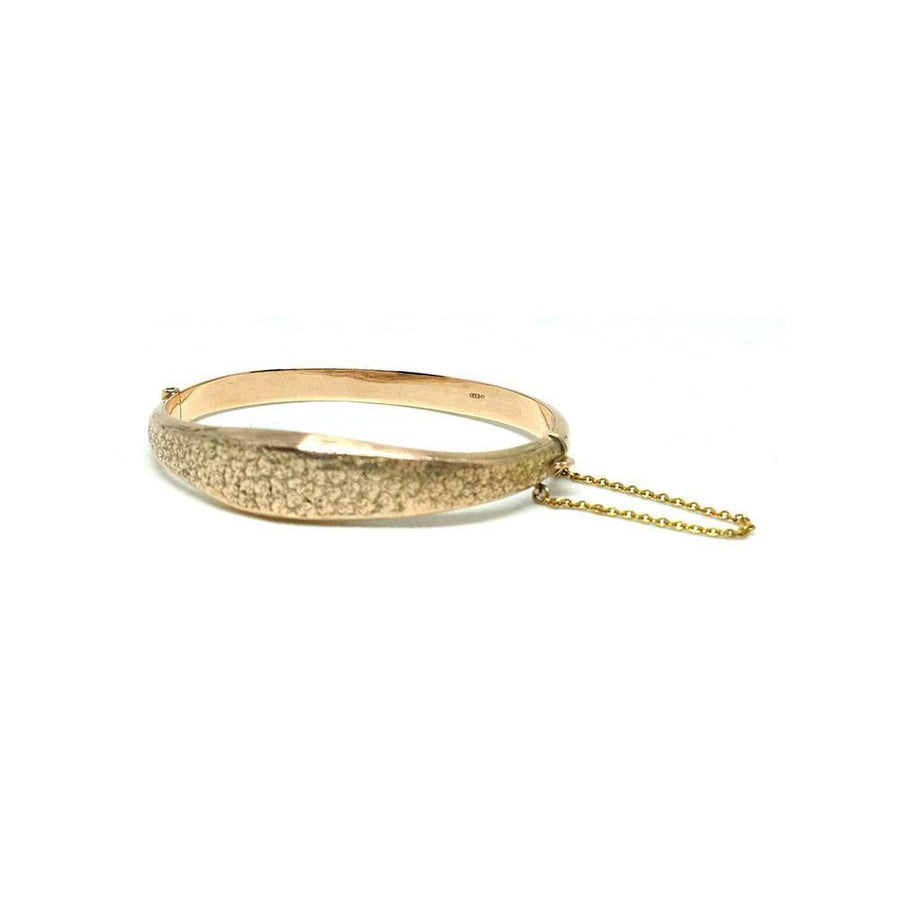 Antique Victorian 9ct Rose Gold Bangle Bracelet